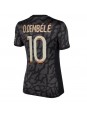 Paris Saint-Germain Ousmane Dembele #10 Ausweichtrikot für Frauen 2023-24 Kurzarm